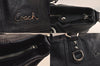 Authentic COACH Vintage 2Way Shoulder Hand Bag Purse Leather F15444 Black 8677M