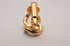 Authentic Christian Dior Clip-On Earrings Rhinestone Gold Plated CD 8678I