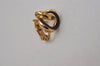 Authentic Christian Dior Clip-On Earrings Rhinestone Gold Plated CD 8678I
