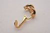Authentic Christian Dior Clip-On Earrings Rhinestone Gold Plated CD 8678I