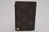 Auth Louis Vuitton Monogram Porte Cartes Credit Pression M60937 Card Case 8678J