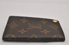Auth Louis Vuitton Monogram Porte Cartes Credit Pression M60937 Card Case 8678J