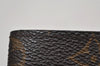 Auth Louis Vuitton Monogram Porte Cartes Credit Pression M60937 Card Case 8678J