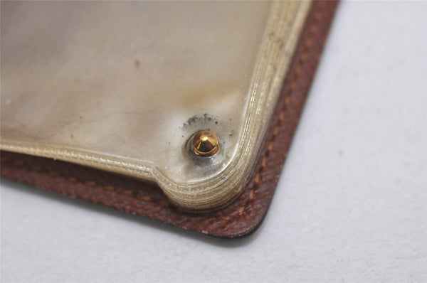 Auth Louis Vuitton Monogram Porte Cartes Credit Pression M60937 Card Case 8678J