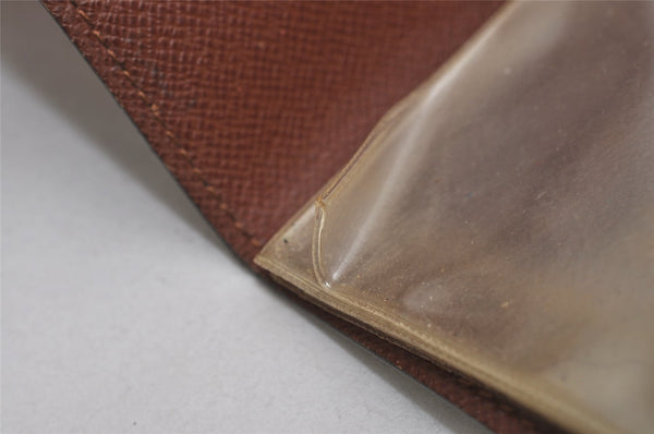 Auth Louis Vuitton Monogram Porte Cartes Credit Pression M60937 Card Case 8678J