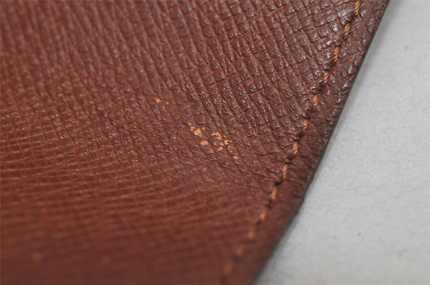 Auth Louis Vuitton Monogram Porte Cartes Credit Pression M60937 Card Case 8678J