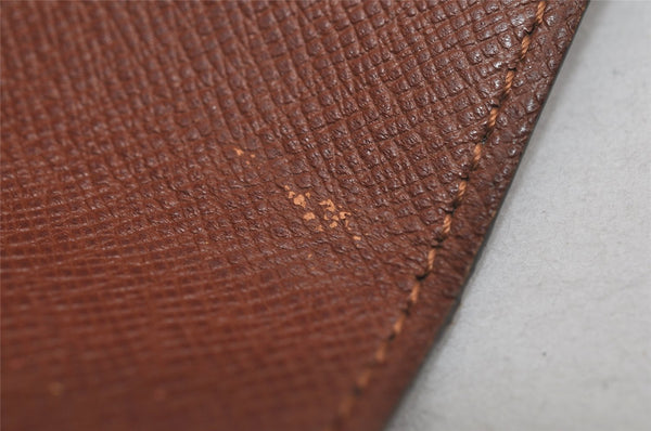 Auth Louis Vuitton Monogram Porte Cartes Credit Pression M60937 Card Case 8678J