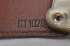 Auth Louis Vuitton Monogram Porte Cartes Credit Pression M60937 Card Case 8678J