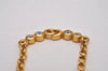 Authentic Christian Dior Gold Tone Rhinestone Chain Pendant Necklace CD 8679I