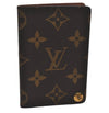 Auth Louis Vuitton Monogram Porte Cartes Credit Pression M60937 Card Case 8679J