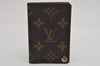 Auth Louis Vuitton Monogram Porte Cartes Credit Pression M60937 Card Case 8679J