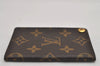 Auth Louis Vuitton Monogram Porte Cartes Credit Pression M60937 Card Case 8679J