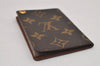 Auth Louis Vuitton Monogram Porte Cartes Credit Pression M60937 Card Case 8679J