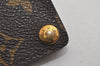 Auth Louis Vuitton Monogram Porte Cartes Credit Pression M60937 Card Case 8679J