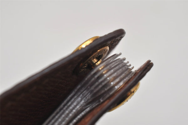 Auth Louis Vuitton Monogram Porte Cartes Credit Pression M60937 Card Case 8679J