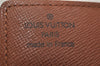 Auth Louis Vuitton Monogram Porte Cartes Credit Pression M60937 Card Case 8679J