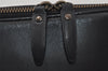 Authentic BURBERRY Vintage Leather Shoulder Hand Boston Bag Black 8680I