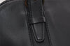 Authentic BURBERRY Vintage Leather Shoulder Hand Boston Bag Black 8680I