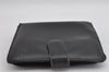 Authentic Louis Vuitton Epi Porte Billets Compact Wallet Black M63552 LV 8681J