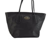 Authentic COACH Vintage Shoulder Tote Bag Leather Black 8681M