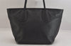 Authentic COACH Vintage Shoulder Tote Bag Leather Black 8681M