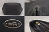 Authentic COACH Vintage Shoulder Tote Bag Leather Black 8681M