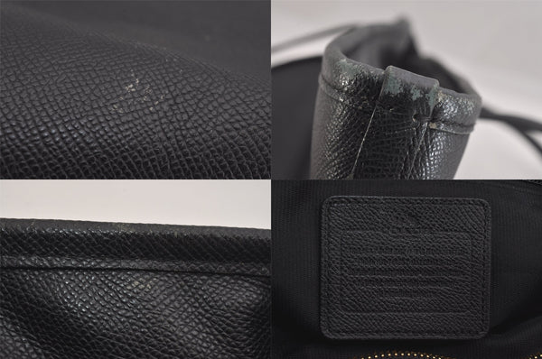 Authentic COACH Vintage Shoulder Tote Bag Leather Black 8681M