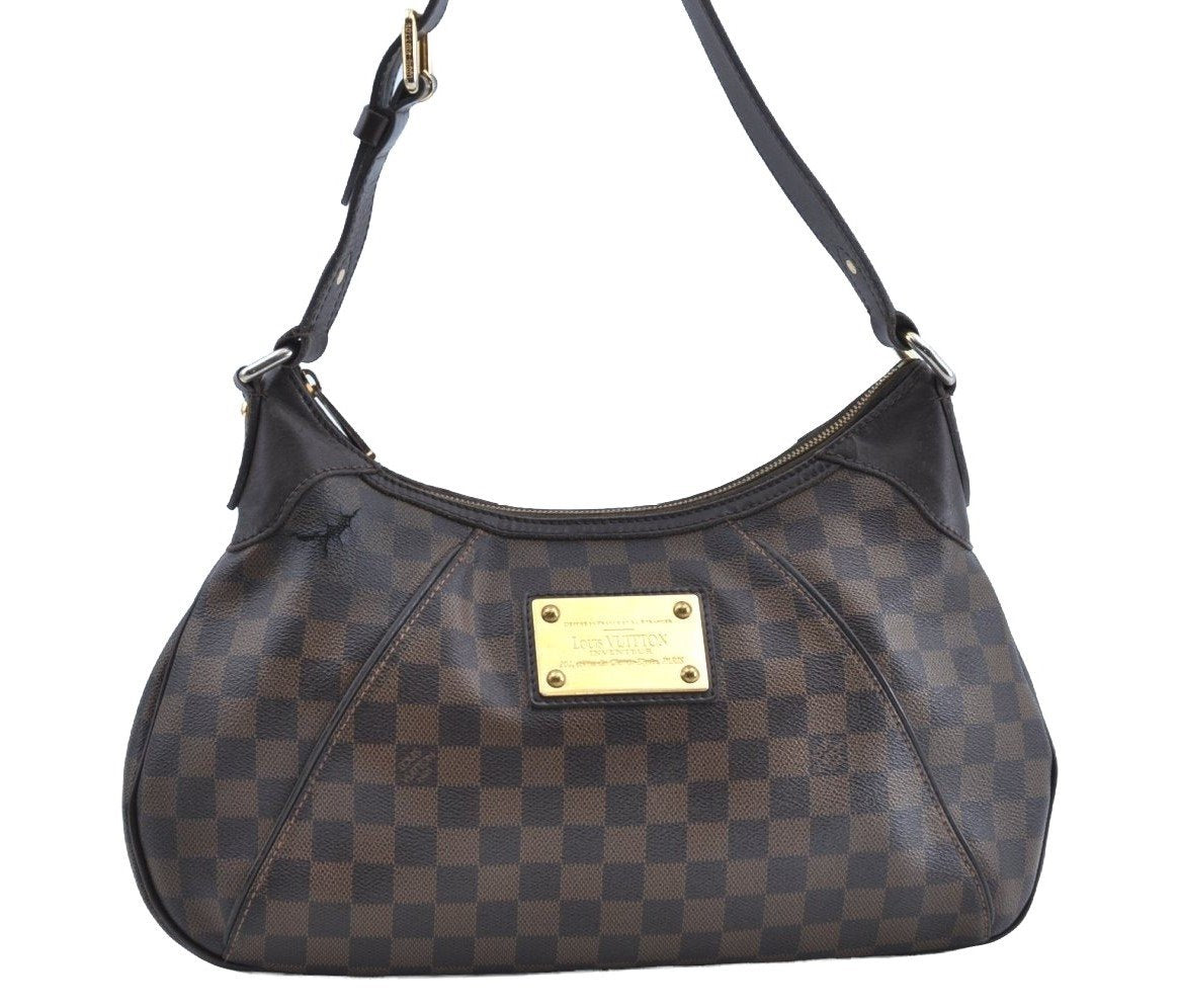 Authentic Louis Vuitton Damier Thames GM Shoulder Hand Bag N48181 LV 8682H
