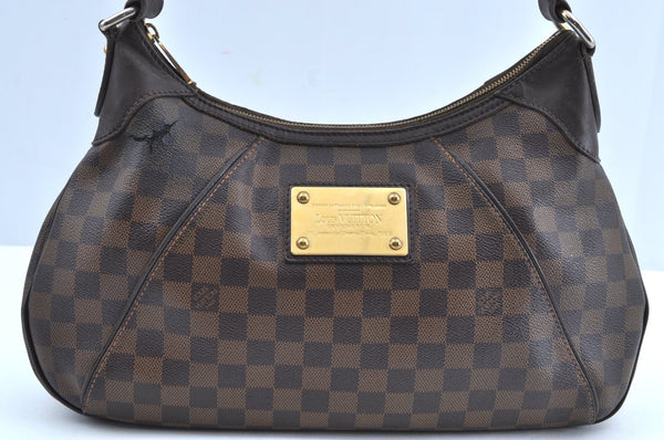 Authentic Louis Vuitton Damier Thames GM Shoulder Hand Bag N48181 LV 8682H