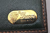 Authentic GUCCI Vintage Long Wallet Purse GG PVC Leather Brown 8682I