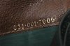 Authentic GUCCI Vintage Long Wallet Purse GG PVC Leather Brown 8682I