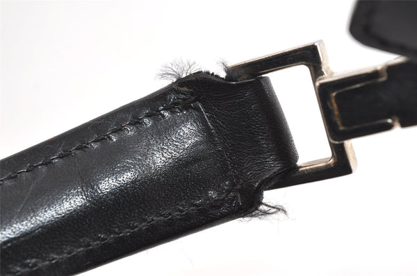 Authentic GUCCI Vintage Shoulder Tote Bag Nylon Leather 0011955 Black 8683I