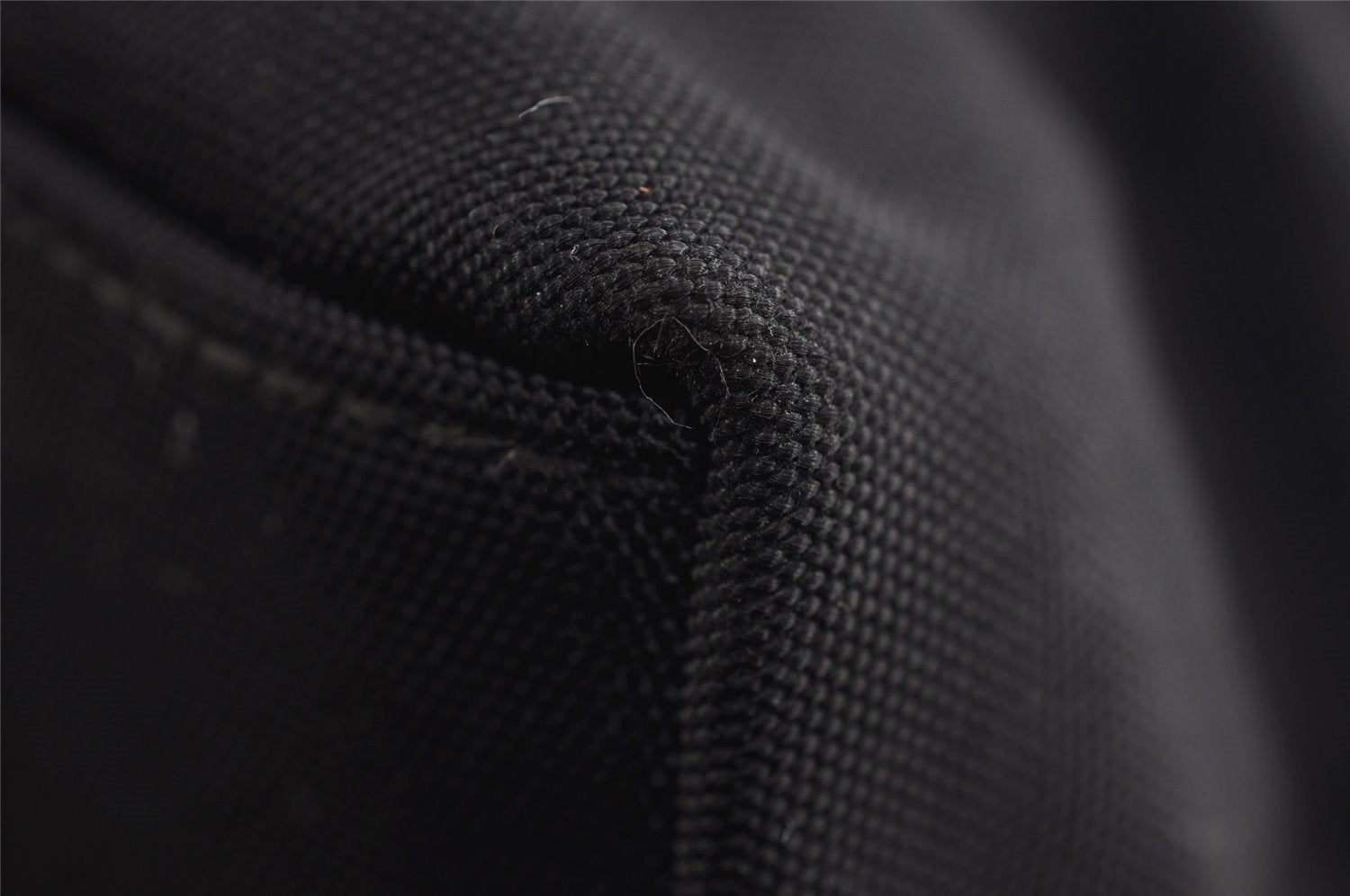 Authentic GUCCI Vintage Shoulder Tote Bag Nylon Leather 0011955 Black 8683I