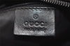 Authentic GUCCI Vintage Shoulder Tote Bag Nylon Leather 0011955 Black 8683I