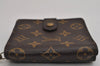 Authentic Louis Vuitton Monogram Compact Zip Bifold Wallet Purse M61667 LV 8683J