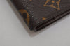 Authentic Louis Vuitton Monogram Compact Zip Bifold Wallet Purse M61667 LV 8683J