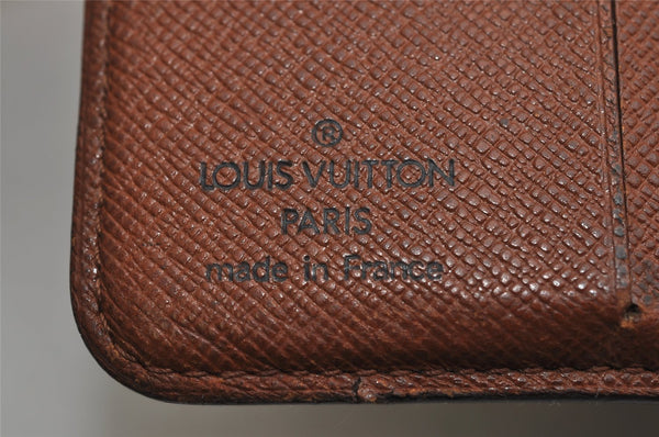 Authentic Louis Vuitton Monogram Compact Zip Bifold Wallet Purse M61667 LV 8683J