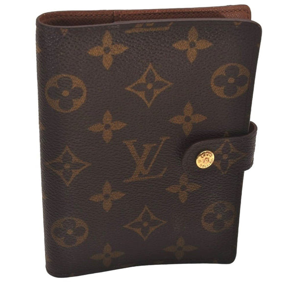 Authentic Louis Vuitton Monogram Agenda PM Notebook Cover R20005 LV 8684I
