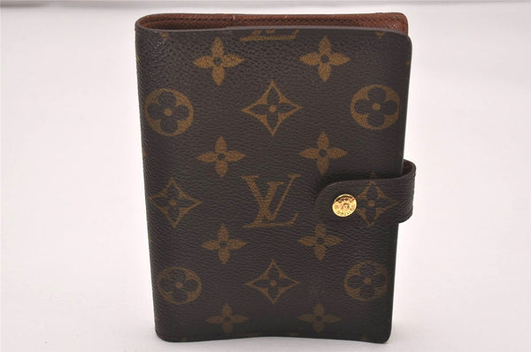 Authentic Louis Vuitton Monogram Agenda PM Notebook Cover R20005 LV 8684I