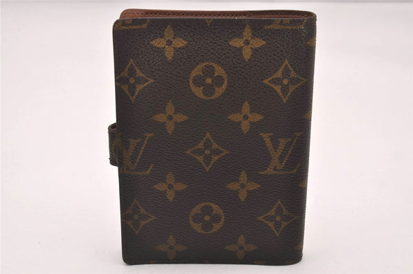 Authentic Louis Vuitton Monogram Agenda PM Notebook Cover R20005 LV 8684I