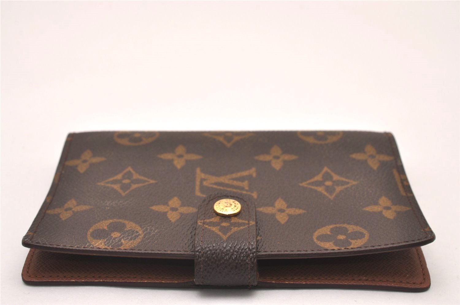 Authentic Louis Vuitton Monogram Agenda PM Notebook Cover R20005 LV 8684I