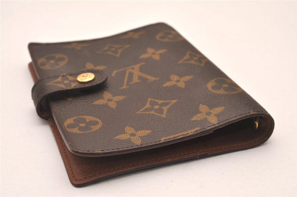 Authentic Louis Vuitton Monogram Agenda PM Notebook Cover R20005 LV 8684I