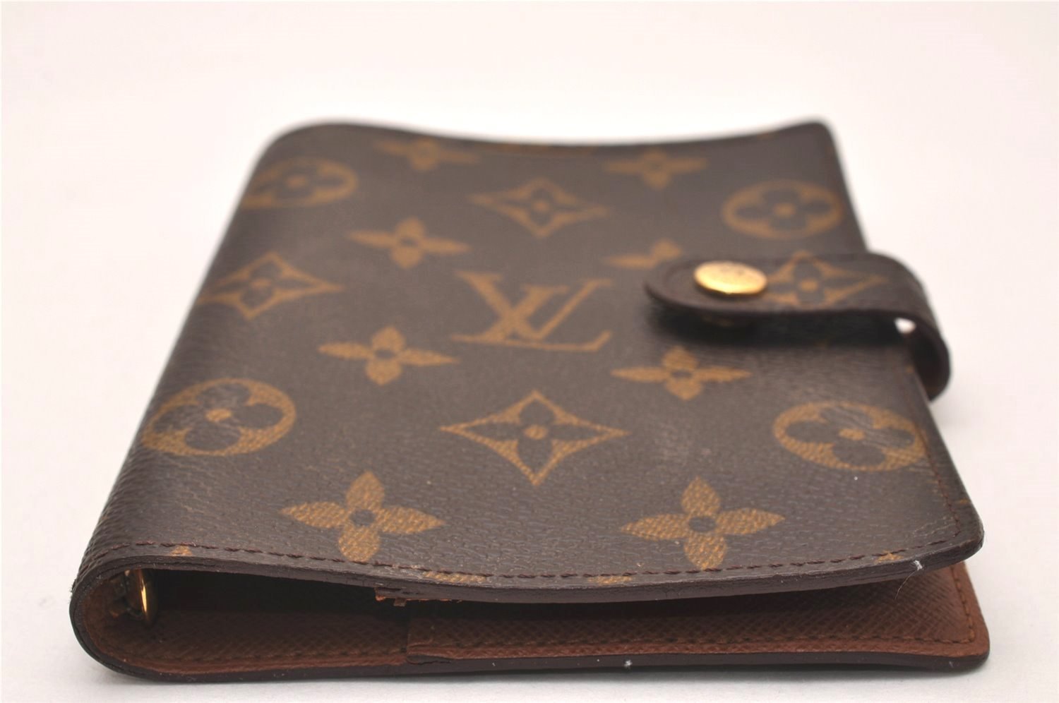 Authentic Louis Vuitton Monogram Agenda PM Notebook Cover R20005 LV 8684I