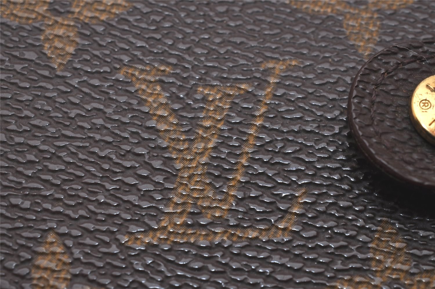 Authentic Louis Vuitton Monogram Agenda PM Notebook Cover R20005 LV 8684I