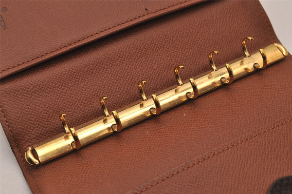 Authentic Louis Vuitton Monogram Agenda PM Notebook Cover R20005 LV 8684I