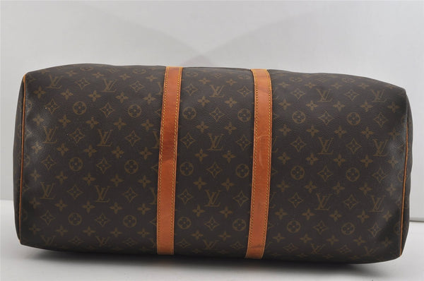 Authentic Louis Vuitton Monogram Keepall 55 Travel Boston Bag M41424 LV 8685I