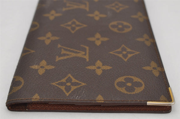 Authentic Louis Vuitton Monogram Porte Chequier Double Wallet Old Model 8685J