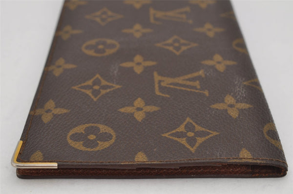 Authentic Louis Vuitton Monogram Porte Chequier Double Wallet Old Model 8685J