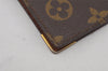 Authentic Louis Vuitton Monogram Porte Chequier Double Wallet Old Model 8685J