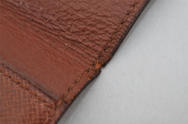 Authentic Louis Vuitton Monogram Porte Chequier Double Wallet Old Model 8685J